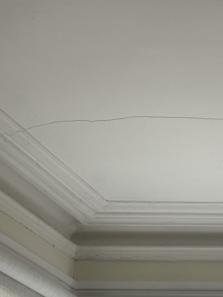 Ceiling Crack Repair